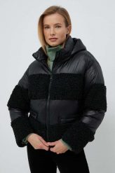 Dkny kurtka damska kolor czarny zimowa oversize. Czarne kurtki DKNY, na zimę, l, bez wzorów, z kapturem. W wyprzedaży za 759.99 zł.