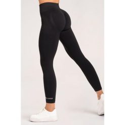 Legginsy fitness damskie Gym Glamour push up 2.0. Czarne legginsy GYM GLAMOUR, bez wzorów, glamour. Za 169.99 zł.