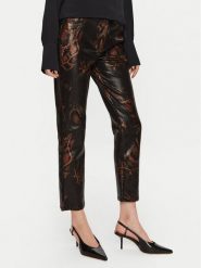 LOLA CASADEMUNT Spodnie materiałowe LF2414007 Czarny Slim Fit. Czarne spodnie materiałowe LOLA CASADEMUNT, bez wzorów, z materiału. Za 339.99 zł.