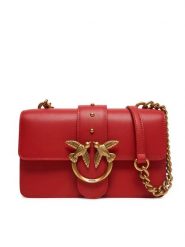 PINKO Torebka Love One Mini Cl PE 25 PCPL 100059 A0F1 Czerwony. Czerwone kopertówki Pinko, bez wzorów, ze skóry, wizytowe, bez dodatków. Za 869.99 zł.