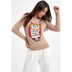 Sweter Gallo WEEKEND MAX MARA. Brązowe swetry Weekend Max Mara, l, bez wzorów, prążkowane, bez ramiączek. W wyprzedaży za 703.20 zł.