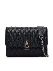 Guess Torebka Tamara HWGG23 23210 Czarny. Czarne kopertówki Guess, z aplikacjami, ze skóry, wizytowe, bez dodatków. Za 584.99 zł.