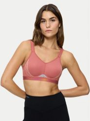 Triumph Biustonosz sportowy Triaction Cardio Flow 10205923 Różowy. Czerwone biustonosze sportowe Triumph, bez wzorów, z syntetyku. Za 160.38 zł.
