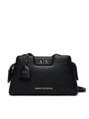 Armani Exchange Torebka XW002160 AF19892 UC001 Czarny. Czarne listonoszki Armani Exchange, bez wzorów, ze skóry, bez dodatków. Za 569.99 zł.