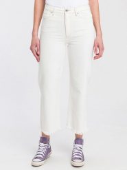 Cross Jeans Dżinsy - Comfort fit - w kolorze białym rozmiar: W32. Białe jeansy Cross Jeans, z aplikacjami, z bawełny, klasyczne, z podwyższonym stanem. Za 75.16 zł.