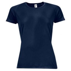 Koszulka Damska Sportowa Raglanowa. Niebieskie t-shirty sportowe SOL'S, s, bez wzorów, bez ramiączek, trekkingowe. Za 40.99 zł.
