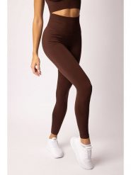 Spaio Legginsy sportowe "Adapt" w kolorze brązowym rozmiar: L. Brązowe legginsy Spaio, l, bez wzorów, z materiału, outdoorowe. Za 100.75 zł.