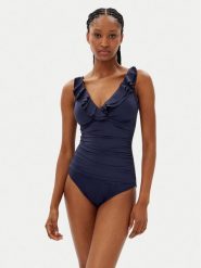 LAUREN RALPH LAUREN Strój kąpielowy 20101010 Granatowy. Niebieskie stroje jednoczęściowe Lauren Ralph Lauren, bez wzorów, z syntetyku. Za 579.99 zł.