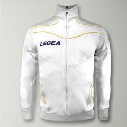 Kurtka Junior Texas do trening Biało-Złota. Białe kurtki LEGEA, xs, bez wzorów, z materiału, sportowe. Za 64.00 zł.