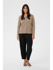 KAFFE curve Spodnie "Merla" w kolorze czarnym rozmiar: 50. Czarne spodnie materiałowe KAFFE curve, bez wzorów, z materiału. Za 217.99 zł.