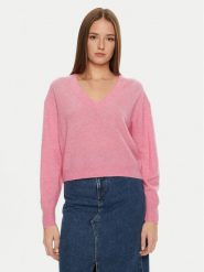 American Vintage Sweter Raxow RAX18AH24 Różowy Loose Fit. Czerwone swetry American Vintage, s, bez wzorów, z wełny, vintage, bez ramiączek. Za 369.99 zł.