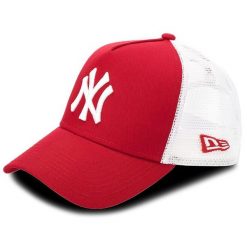 Czapka z daszkiem New Era. Czerwone czapki z daszkiem New Era, bez wzorów. Za 119.99 zł.