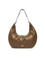 PINKO Torebka Slouchy Hobo Big PE 25 PLTT 104295 A26J Khaki. Brązowe torebki klasyczne Pinko, bez wzorów, ze skóry, bez dodatków. Za 2,099.00 zł.