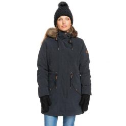 Kurtka zimowa damska Roxy Amy 3 w 1. Czarne kurtki Roxy, na zimę, m, bez wzorów, z poliamidu, casualowe, bez kaptura. Za 781.00 zł.