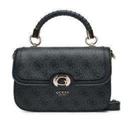 Torebka Guess. Czarne torebki klasyczne Guess, z aplikacjami, klasyczne, bez dodatków. Za 359.99 zł.