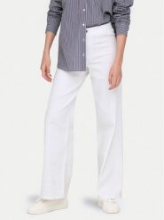 JDY Jeansy Iris 15341269 Biały Wide Leg. Białe jeansy JDY, xs, bez wzorów, z bawełny. Za 99.99 zł.