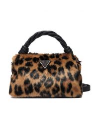 Guess Torebka Shaida HWLO81 43110 Brązowy. Brązowe torebki klasyczne Guess, z aplikacjami, z materiału, bez dodatków. Za 509.99 zł.