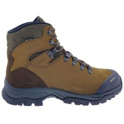 2ND LIFE - Buty myśliwskie MEINDL Kansas GTX wysokie. Brązowe buty trekkingowe MEINDL, bez wzorów, bez zapięcia, trekkingowe. Za 1,131.00 zł.