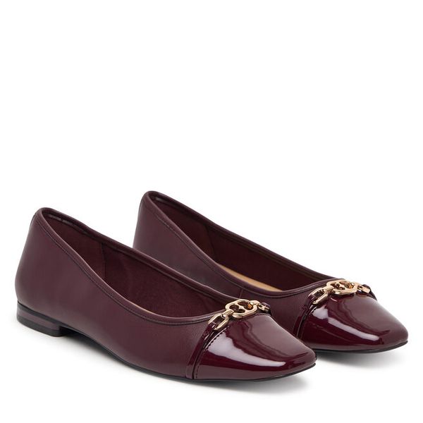 Baleriny Aldo. Czerwone baleriny Aldo, bez wzorów, bez obcasa, bez zapięcia. Za 259.99 zł.