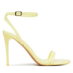 Sandały Call It Spring. Żółte sandały Call it Spring, bez wzorów, bez obcasa, na szpilce, bez zapięcia. Za 159.99 zł.