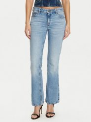 Guess Jeans Jeansy W5RA1SD5M4A Niebieski Regular Fit. Niebieskie jeansy Guess Jeans, m, z aplikacjami, z bawełny. Za 359.99 zł.