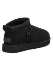 UGG Botki w kolorze czarnym z wełny jagnięcej rozmiar: 37. Czarne botki UGG, bez wzorów, z wełny, z okrągłym noskiem, bez obcasa, bez zapięcia. Za 626.43 zł.
