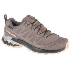 Buty do biegania Salomon Xa Pro 3D v9 Gtx L47744500 Szare. Szare buty do biegania bez wzorów, z gumy, bez zapięcia, do biegania. Za 859.41 zł.