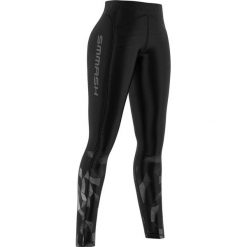 Legginsy fitness długie damskie Smmash Aurora. Czerwone legginsy SMMASH, bez wzorów, sportowe, długie. Za 169.90 zł.