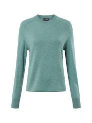 Franco Callegari sweter z czystego kaszmiru Kobiety Kaszmir zielony, XXL. Zielone swetry Franco Callegari, xxl, bez wzorów, z kaszmiru, bez ramiączek. Za 479.95 zł.