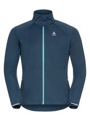 Odlo Kurtka "Zeroweight Pro Warm" w kolorze morskim do biegania rozmiar: XS. Niebieskie kurtki do biegania ODLO, xs, bez wzorów, ze skóry, bez kaptura, do biegania. Za 233.33 zł.