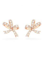 Swarovski Pozłacane kolczyki-wkrętki z kryształami rozmiar: onesize. Czerwone kolczyki Swarovski, z kryształem, metalowe. Za 277.79 zł.