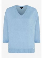 More & More Sweter w kolorze błękitnym rozmiar: 40. Niebieskie swetry More & More, bez wzorów, ze splotem, bez ramiączek. Za 127.65 zł.