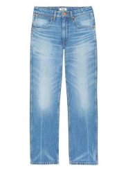 Wrangler Dżinsy - Regular fit - w kolorze błękitnym rozmiar: W30/L34. Niebieskie jeansy Wrangler, l, z aplikacjami, z podwyższonym stanem. Za 202.98 zł.