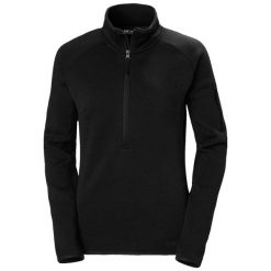 Damski polar 1/2 zip Helly Hansen Varde 2.0. Czarne bluzy z polaru Helly Hansen, bez wzorów, z polaru, trekkingowe. Za 546.00 zł.