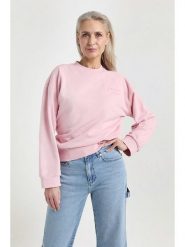 Josephine & Co Bluza "Jannes" w kolorze jasnoróżowym rozmiar: XS. Różowe bluzy Josephine & Co, xs, bez wzorów, bez ramiączek, bez kaptura. Za 226.77 zł.