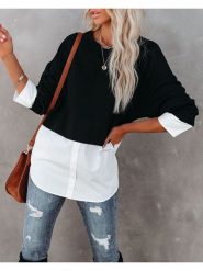 Milan Kiss Tunika w kolorze czarnym rozmiar: L. Czarne tuniki Milan Kiss, l, bez wzorów, bez kołnierzyka, bez ramiączek. Za 152.99 zł.