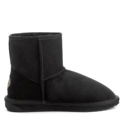 Śniegowce EMU Australia. Czarne śniegowce Emu Australia, bez wzorów, bez zapięcia. Za 749.99 zł.