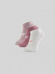 4F Skarpetki krótkie (3-pack) damskie - multikolor 35-38. Skarpetki 4f, bez wzorów, z bawełny. Za 49.99 zł.