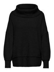 ONLY Sweter w kolorze czarnym rozmiar: S. Czarne swetry ONLY, s, bez wzorów, ze splotem, bez ramiączek. Za 74.81 zł.