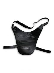 Saszetka Tatonka Skin Chest Holster. Czarne nerki i saszetki Tatonka, bez wzorów, z nylonu, bez dodatków. Za 89.09 zł.