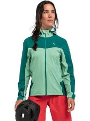 Schöffel Kurtka przeciwdeszczowa "Epic Trail" w kolorze turkusowym rozmiar: 40. Niebieskie kurtki do biegania Schöffel, m, bez wzorów, z materiału, bez kaptura, outdoorowe. Za 321.97 zł.