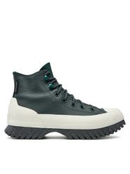 Converse Botki Chuck Taylor All Star Lugged 2.0 Counter A05696C Khaki. Brązowe botki Converse, bez wzorów, ze skóry, retro, bez obcasa, na płaskiej podeszwie, bez zapięcia. Za 339.99 zł.