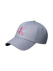 Calvin Klein Jeans Czapka Kobiety Bawełna szary, ONE SIZE. Szare czapki z daszkiem Calvin Klein Jeans, bez wzorów, z bawełny, eleganckie. Za 129.95 zł.