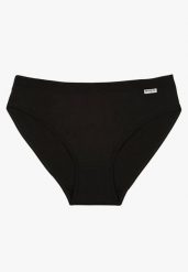 Czarne Gładkie Majtki Figi z Bawełny Laniriela. Czarne figi Born2be, bez wzorów, z bawełny. Za 4.99 zł.