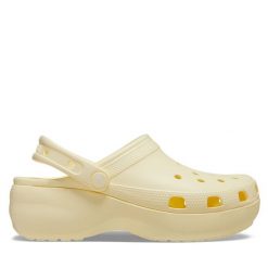 Klapki Crocs. Brązowe klapki Crocs, bez wzorów, bez obcasa, bez zapięcia. Za 289.99 zł.