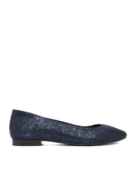 Lasocki Baleriny CEO-RST-KAJA-03F Granatowy. Niebieskie baleriny Lasocki, bez wzorów, ze skóry, bez obcasa, bez zapięcia. Za 159.99 zł.