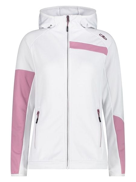 CMP Kurtka polarowa w kolorze białym rozmiar: 46. Białe kurtki CMP, s, bez wzorów, z materiału, bez kaptura. Za 135.49 zł.