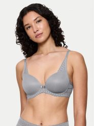 Triumph Biustonosz z fiszbiną Aura Spotlight 10216459 Szary. Szare biustonosze Triumph, bez wzorów, z syntetyku. Za 94.50 zł.