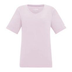 T-shirt Damski W Serek Fingal. Czerwone t-shirty Regatta, bez wzorów, casualowe, bez kołnierzyka, bez ramiączek. Za 76.99 zł.