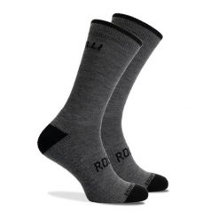 Skarpetki zimowe z owczej wełny Rogelli Merino. Czarne skarpetki Rogelli, bez wzorów, z wełny. Za 42.00 zł.